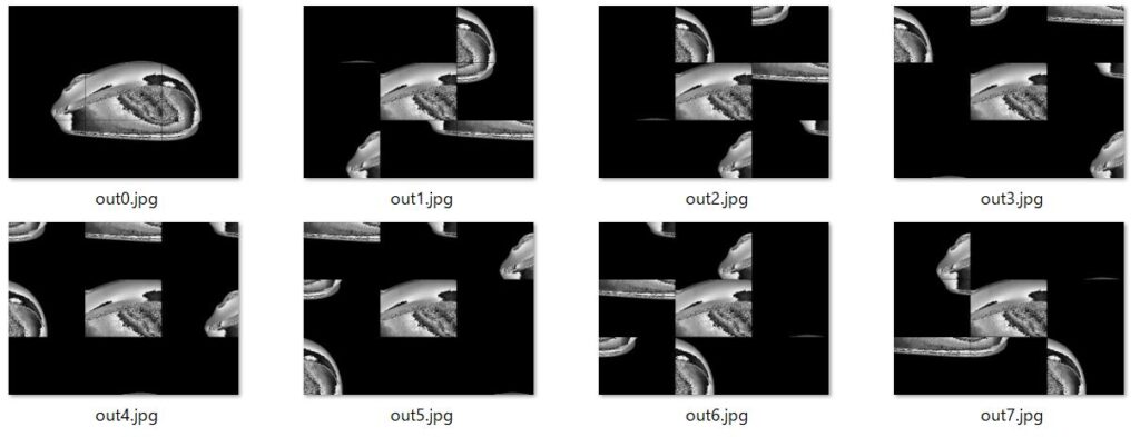 回転動画を作成するための処理内容の確認