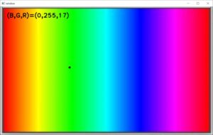 【python-openCV】クリックした位置の色（BGR値）を連続取得する方法！ - ヒガサラblog