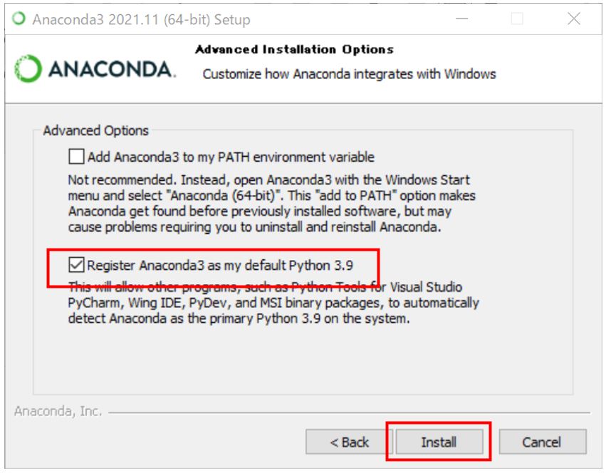 Anacondaのインストール方法６