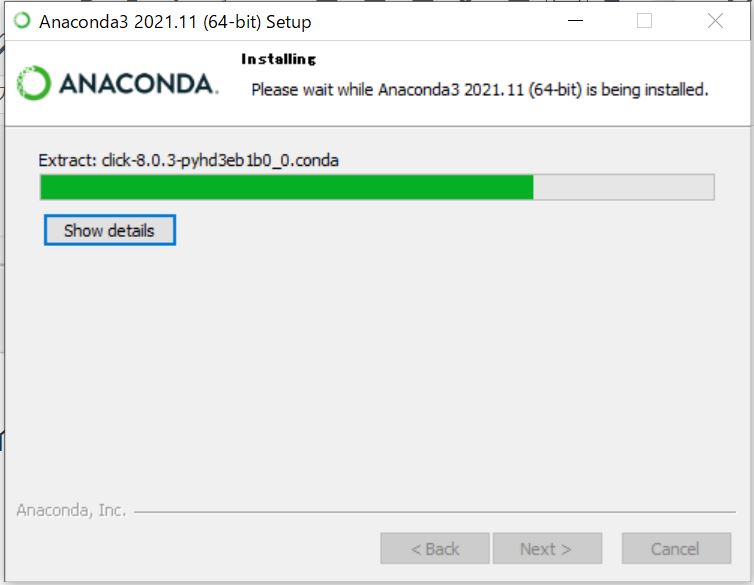 Anacondaのインストール方法７